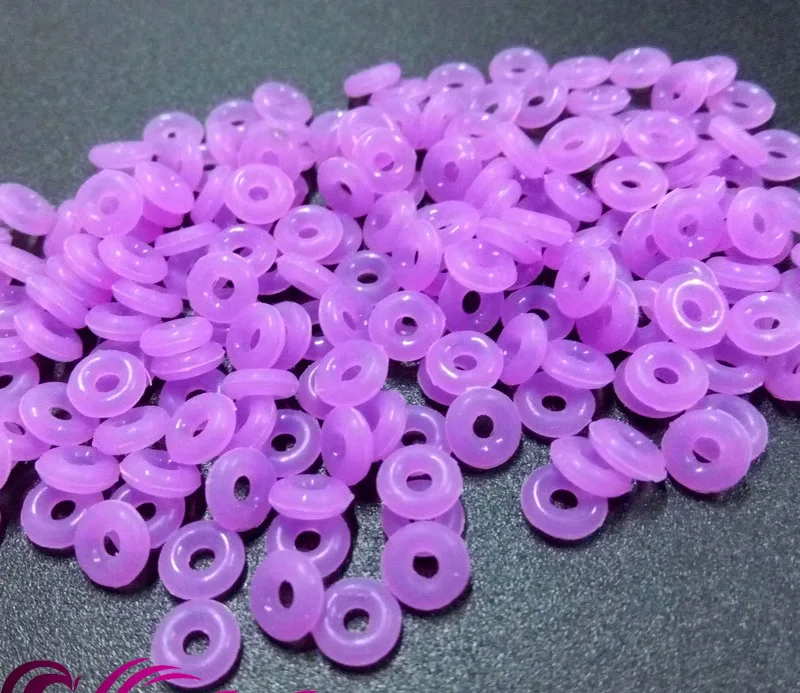 50PCS/LOT Colorful DIY Accessories Silicone Rubber Spacers Jewelry Findings  Stopper Fixed Beads Clip Fit Pandora Bracelet Chain - AliExpress