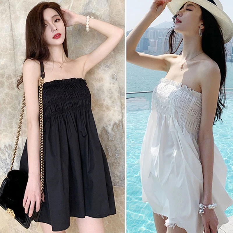 solid color wrap dress