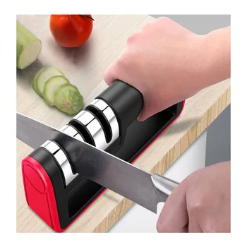 

RSCHEF Home Sharpener Kitchen Grinder Whetstone Multi-Function Hand-Held Diamond Vegetable Sharpener