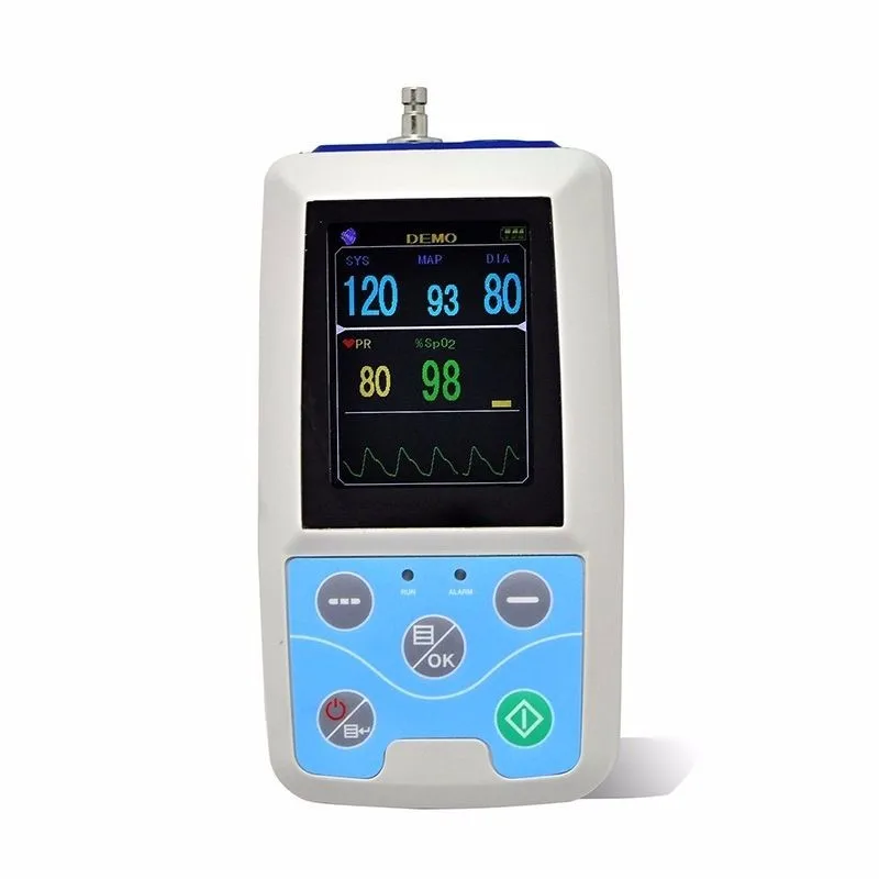 ABPM50 CE FDA одобренный 24 часа монитор пациента Ambulatory автоматический кровяное давление NIBP Holter с USB кабелем и программным обеспечением