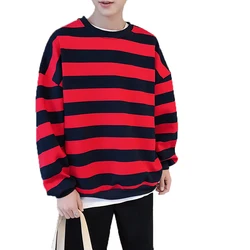 Men Striped Sweatshirts 2021 Spring Autumn Fashion Mens Hoodies Male Loose Couple Outfit Men Brand Hip Hop Hoodie Men Striped Sweatshirts 2021 Spring Autumn Fashion Mens Hoodies Male Loose Couple Outfit Men Brand Hip Hop Hoodie