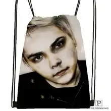 Custom its_my_chemical_romance@ 01-походная сумка на шнурке Cute Daypack Kids Satchel(черная спинка) 31x40 cm#180611-03-110