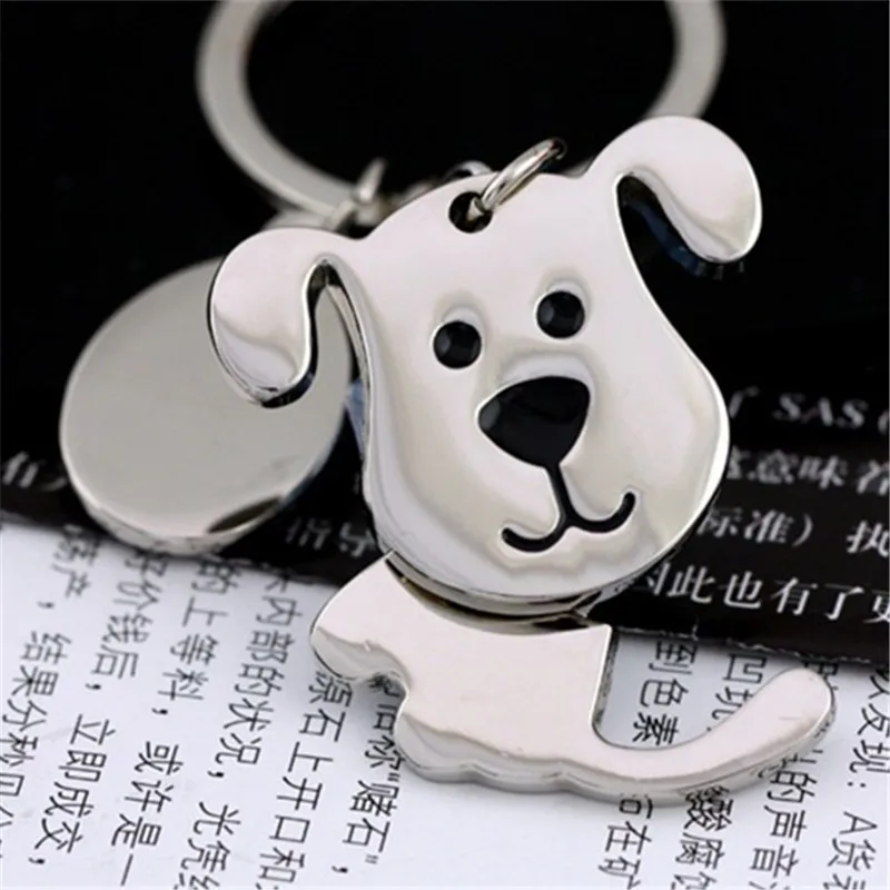 

1 piece Creative Funny Nice Moving Lovely Dog Keychain Keyring Key Chain Ring Key Fob Holder