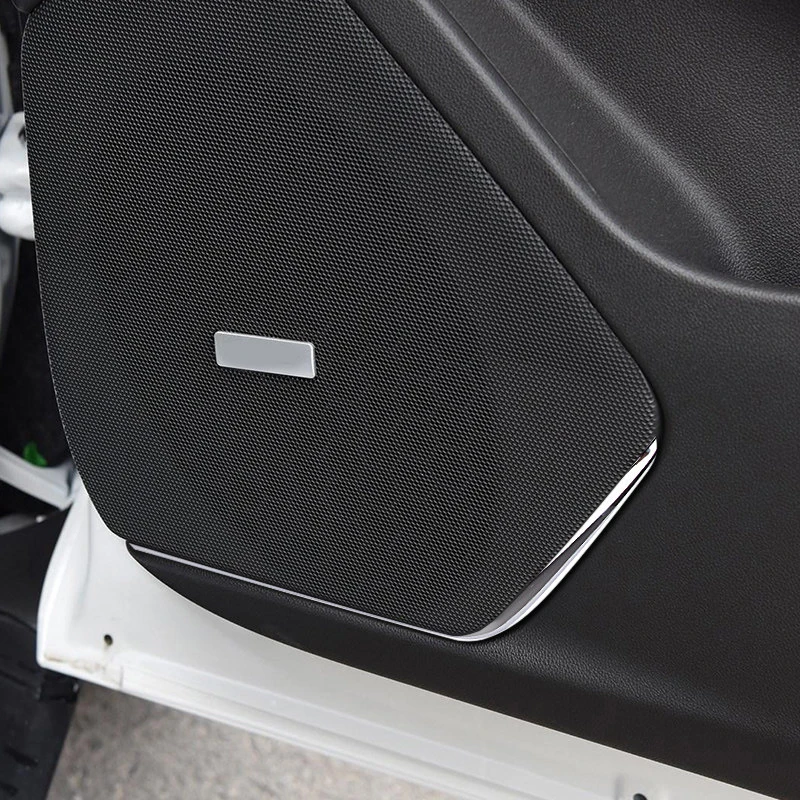 

Car Styling ABS Chrome Inner Car Door Speaker Sound Cover Trim 2pcs For Cadillac XT5 2016-2019 Auto Accessory
