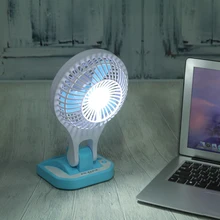 VKTEVH Mini USB Fan Small LED Lamp Desk Fan Portable Air Cooling Ventilador USB Fan Student Dormitory Office Eye Protection Fan