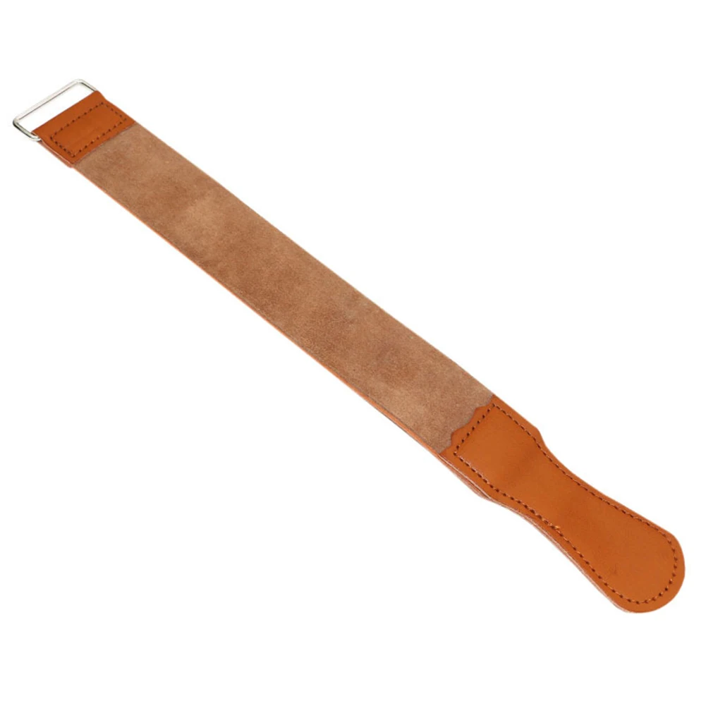 

Shaver Grinding Cloth Napkin Swing Double Leather Cloth with Metal Scraper Ring LKS99