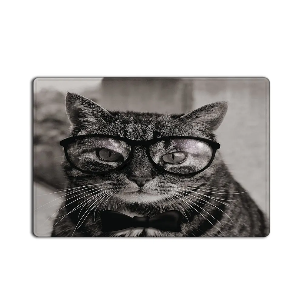 Забавные Cool Cat с Солнцезащитные очки для женщин двери Коврики вход Indoor/открытый S