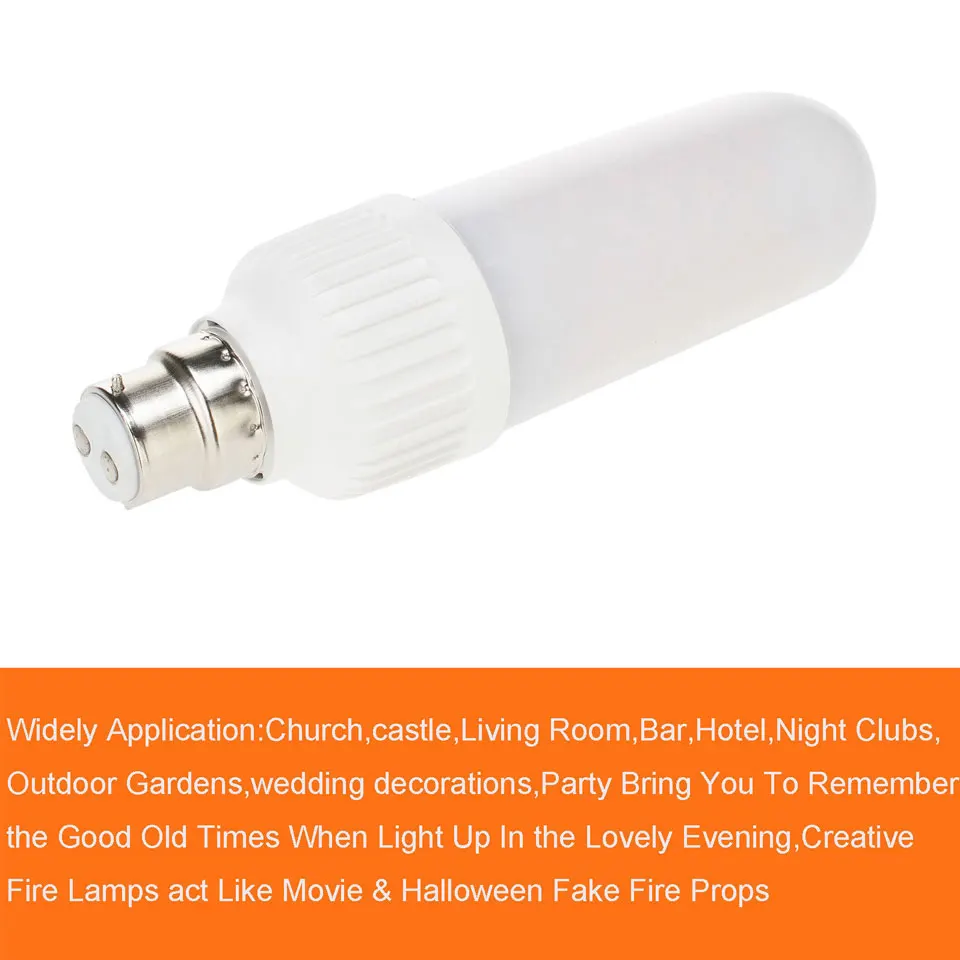 Lâmpadas Led e Tubos cintilação led fogo lâmpada luz Tipo : 5w 2835 Smd 99leds Led Lamp