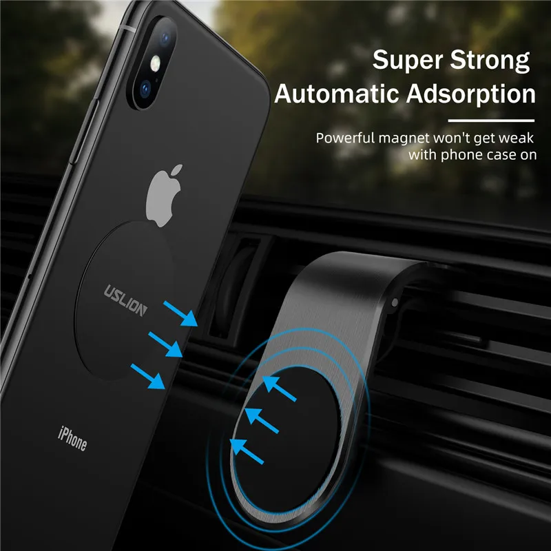 USLION Metal Plate Disk For Magnet Car Phone Holder Iron Sheet Sticker For Magnetic Mobile Stand Mount Automobile Adsorption New 2