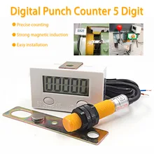 0 99999 LCD Digital Display font b Electronic b font Counter Punch Magnetic Induction Proximity Switch