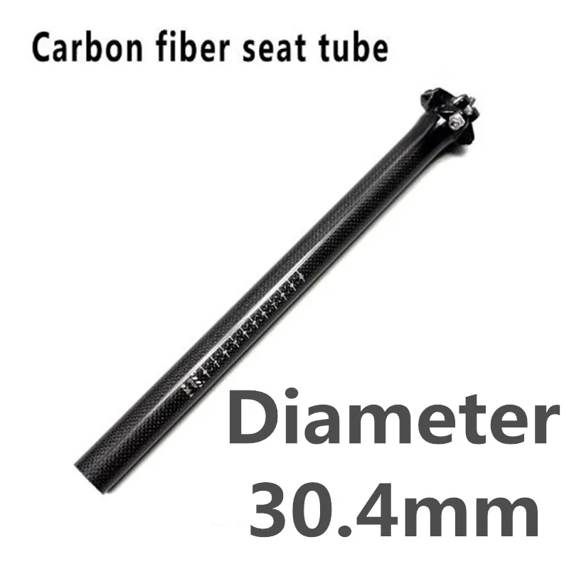NO LOGO 3K Carbon Fiber Bike Seatpost 30.4350400mm Bicycle Seat Tube Roadmtb Cycling Carbon Seat  (5)
