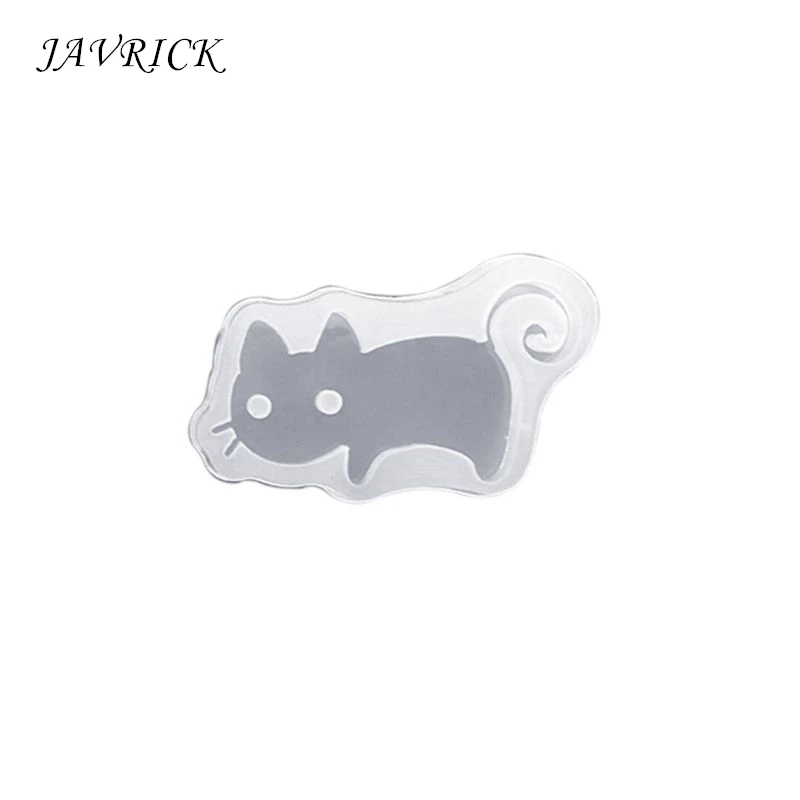 

UV Epoxy Resin Clay Mold Cat Rabbit Cartoon Animal Model DIY Craft Making Accessories Pendant Jewelry Mold