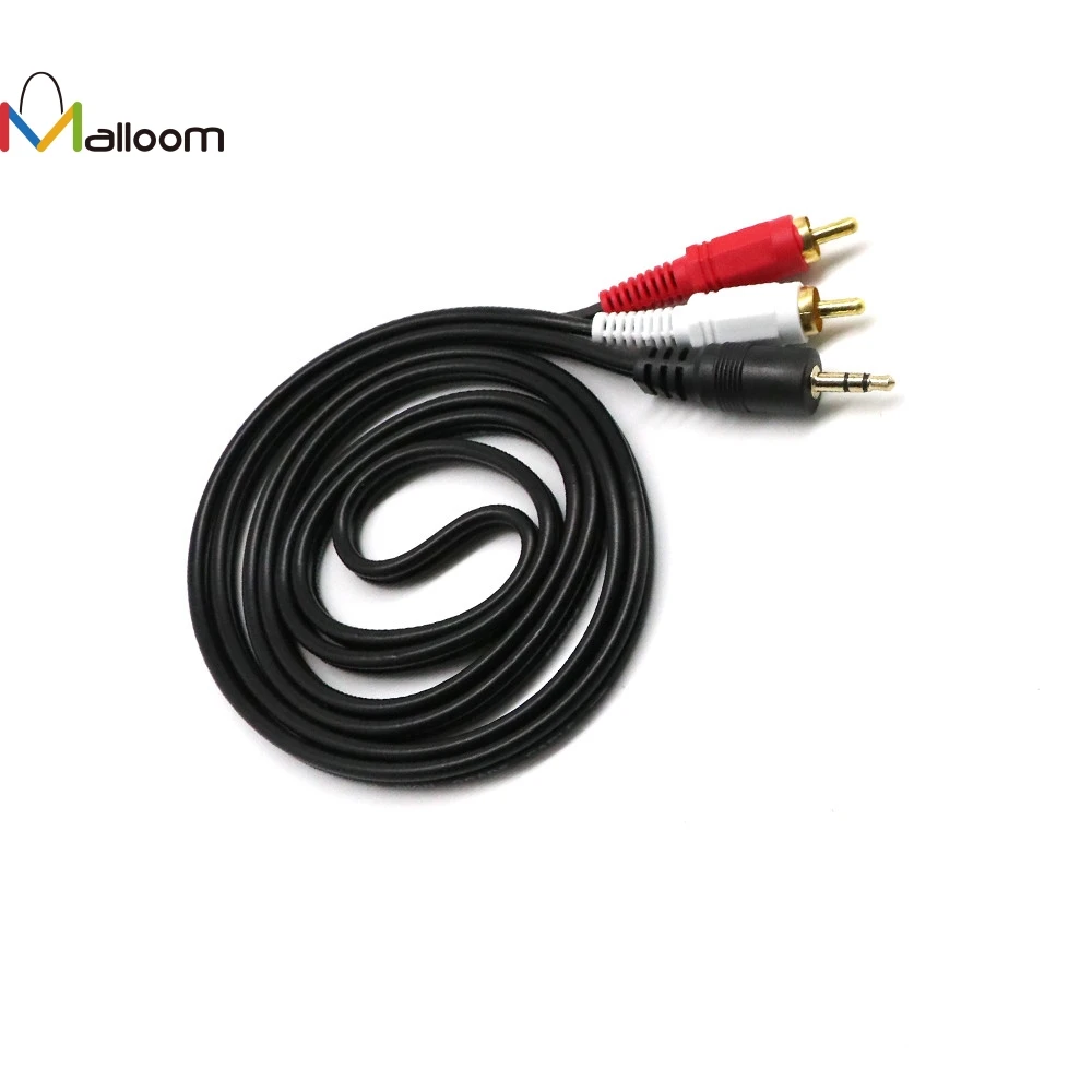 аудиокабель jack rca. 5 mm - 2xrca. кабель jack 3. Jack-jack/6,5/2 rca. шнур atcom 3.