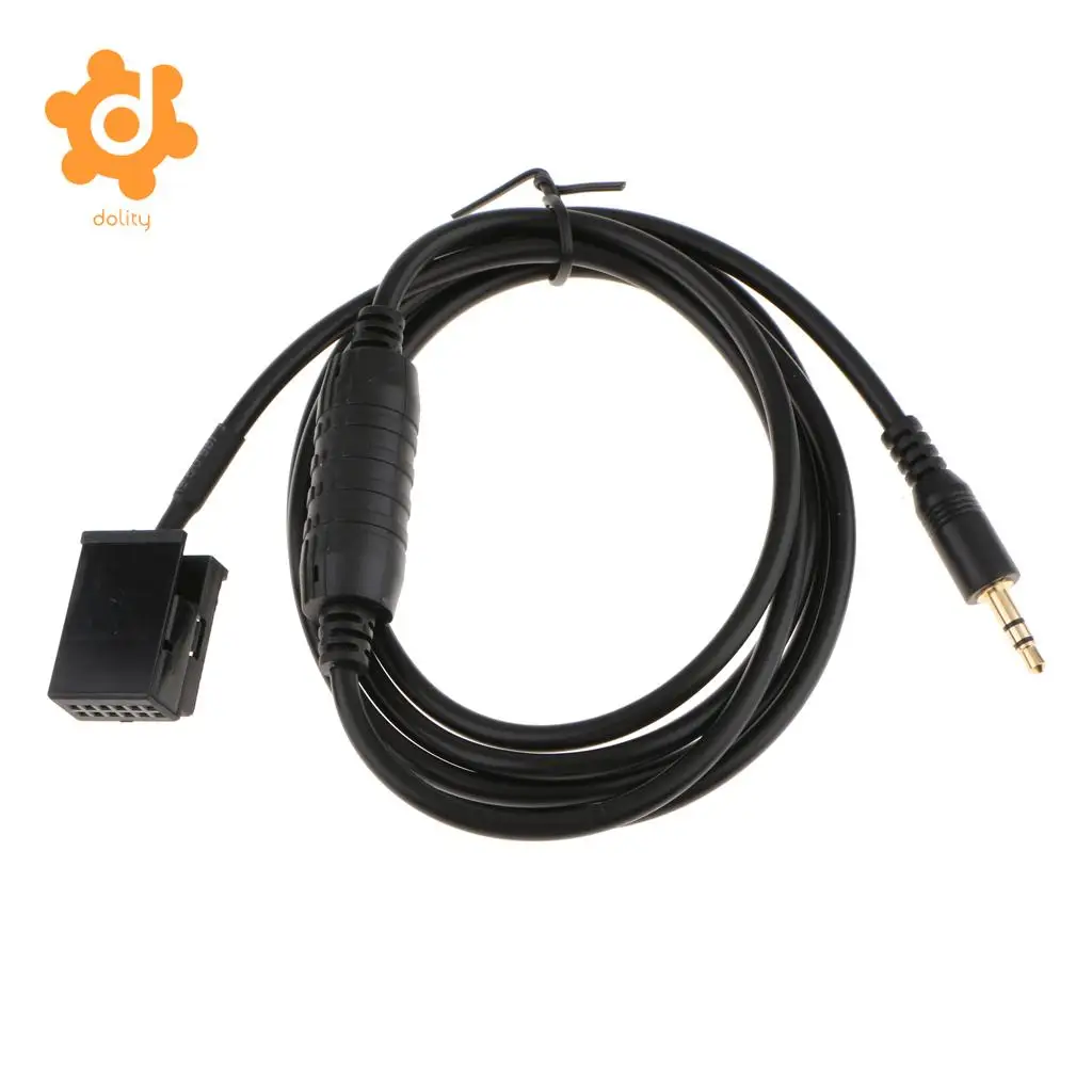 dolity 3.5MM Male AUX Audio Adapter Cable For BMW E85 E83 E83 E86 X3 Mini Cooper