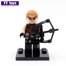 50 шт. 006 соколиный глаз мстители Супер куклы-герои строительные блоки модели игрушки DIY собрать куклы