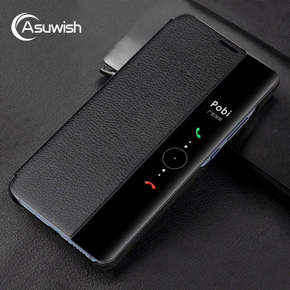 Asuwish откидная крышка кожаный чехол для Huawei Коврики 10 Pro 6.0 Коврики 10 5.9 Ascend Коврики 10 Pro 10Pro smart посмотреть тонкий телефон Чехол