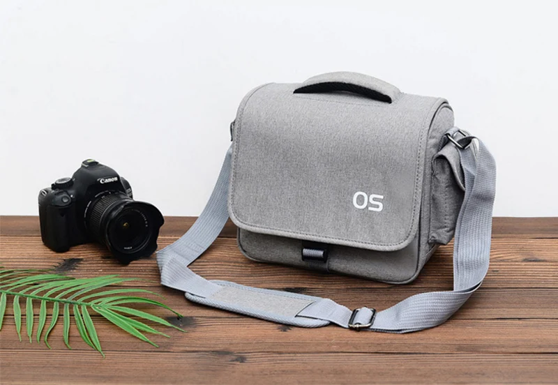 Сумка для DSLR камеры, модная сумка через плечо из полиэстера, чехол для камеры Canon Nikon, сумка для объектива, водонепроницаемая сумка для фотосъемки