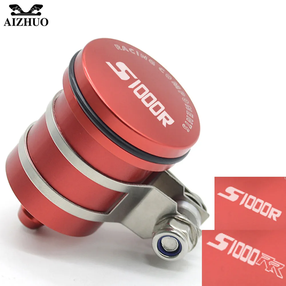 With S1000R S1000RR LOGO FOR BMW S1000R S1000RR Motorcycle Oil Cup Brake Fluid Reservoir Clutch Tank Oil Fluid Cup
