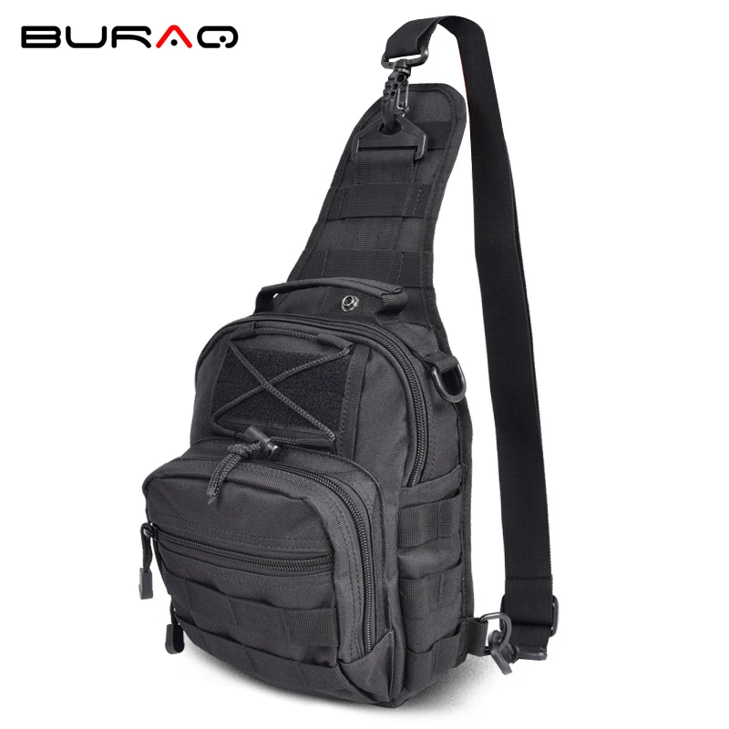 

Waterproof bags Outdoor Sport Nylon Tactical Sling Single Shoulder Chest Bag climbing bag Pack hiking Backpack
