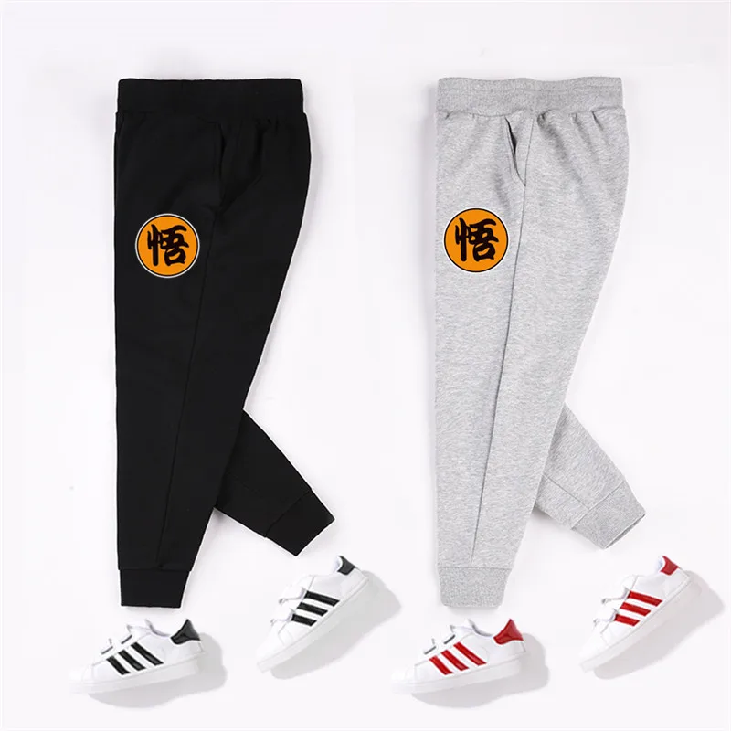 

Spring Autumn New Anime Sweatpants Dragon Ball Z Pocket Trousers Boys Jogging Pants Kids Sportswear Pants Cotton Trousers