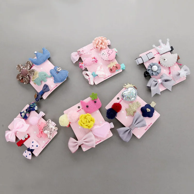 New Cute Kawaii Handmade Soft Safe BB clip Children Hairpins Hairclips