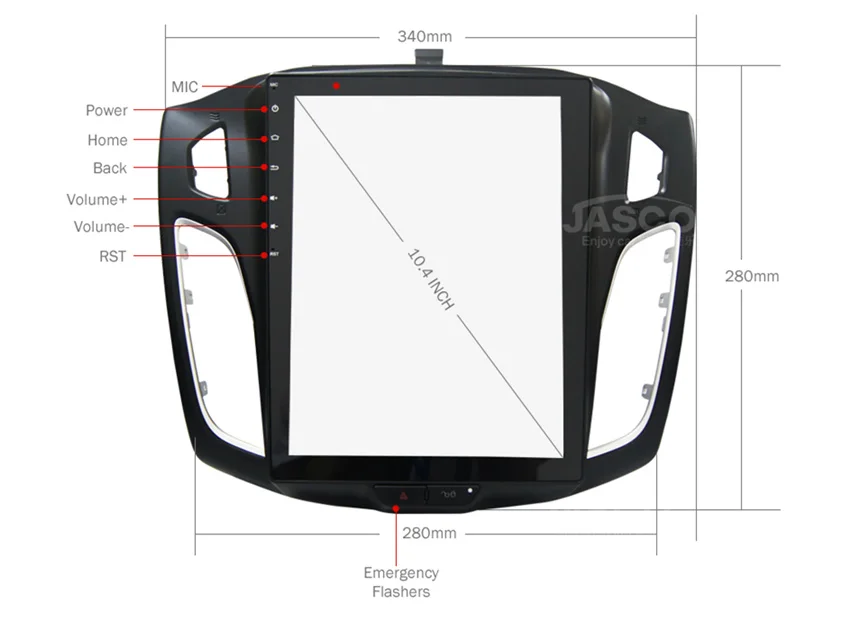 Discount Tesla HD Screen Android 6.0 Car DVD Player GPS Navi multimedia for Ford Focus 2 Din 2012 2013 2014 2015 RDS Radio Audio Stereo 0