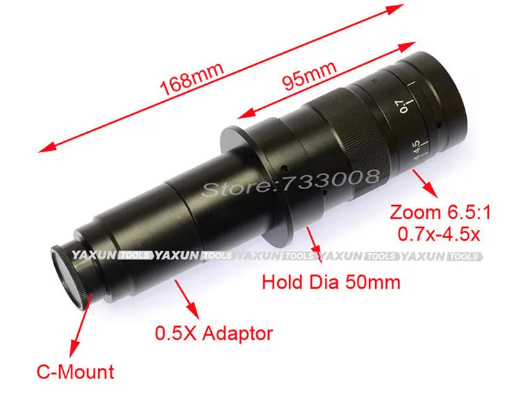 7x--45x lens