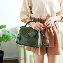 Женская сумка на плечо из натуральной кожи, маленькая модная сумка через плечо из воловьей кожи для женщин, сумки для девочек, сумка-мессенджер