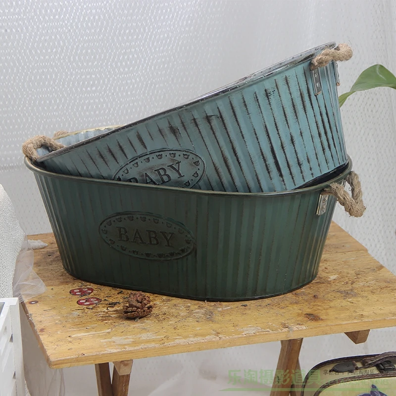 baby photoshoot basket