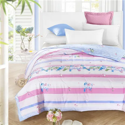 

Night Tender 100% cotton nordic stripes flower quilted bedspreads full double size 1pc pack