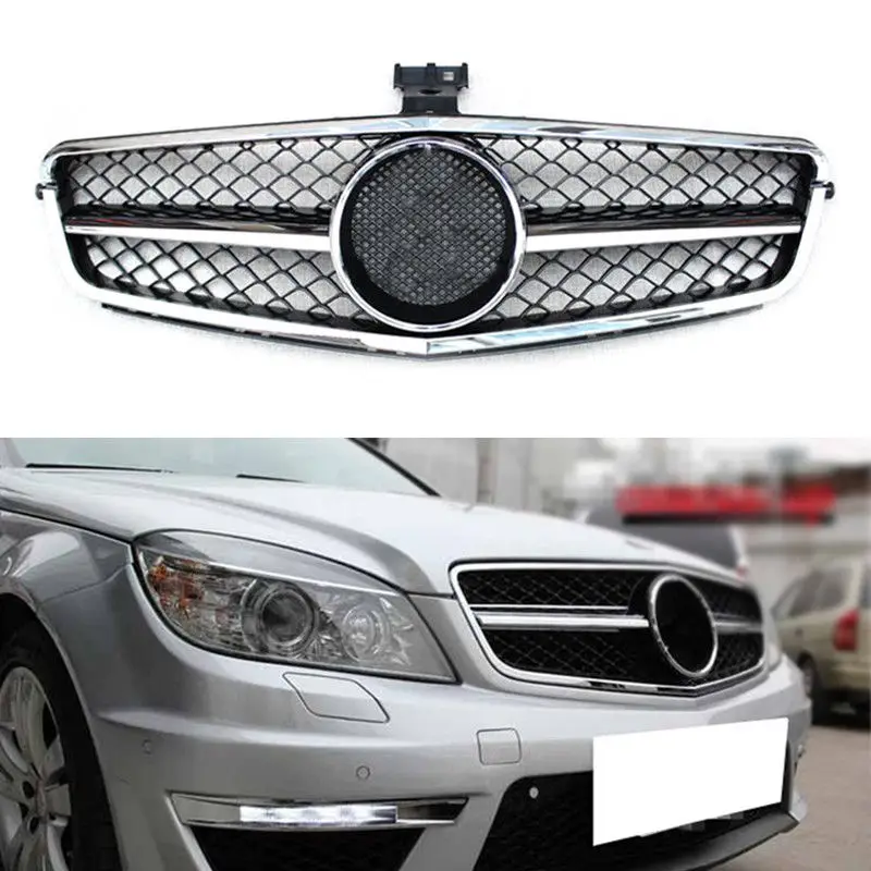 Для Benz W204 C180 C200 C260 ремонт передняя решетка E-plating C класс только 2008-2013