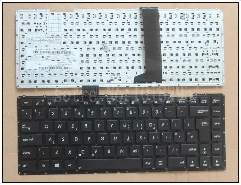 Новая клавиатура для ноутбука ASUS X401 X401A X401U 0KNB0-4109UK00 AEXJAE00010 MP-11L96GB-9202W UK Layout |