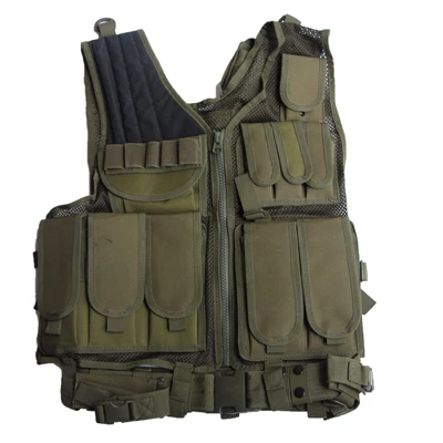 Полицейские военные тактический жилет Wargame Body Armor спортивная одежда Molle assaft Airsoft Жилет для пейнтбола разгрузочный жилет с кобурой