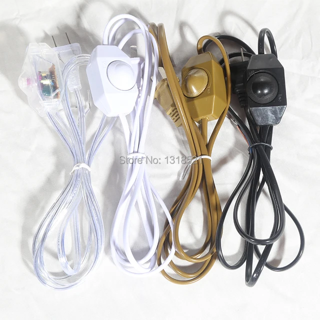 Diy Dimming Table Lamp Crystal Salt Lamps Dimmer Switch Lighting Diy Dimming Table Lamp Crystal Salt Lamps Dimmer Switch Lighting Plug Electrical Wire Black