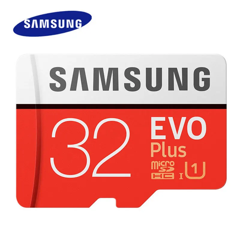 Карта памяти SAMSUNG EVO Plus, Micro SD, 32 ГБ, класс 10, U1, MicroSD карта C10, UHS-I, транс-флэш, 64 ГБ, 128 ГБ, 256 ГБ, U3, 4 K, Micro SDXC