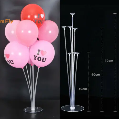 

1 Set 70cm Balloon Column Set Upright Base Stand Holder Display Kit Party Decor Balloon Pole Bracket - Stitching