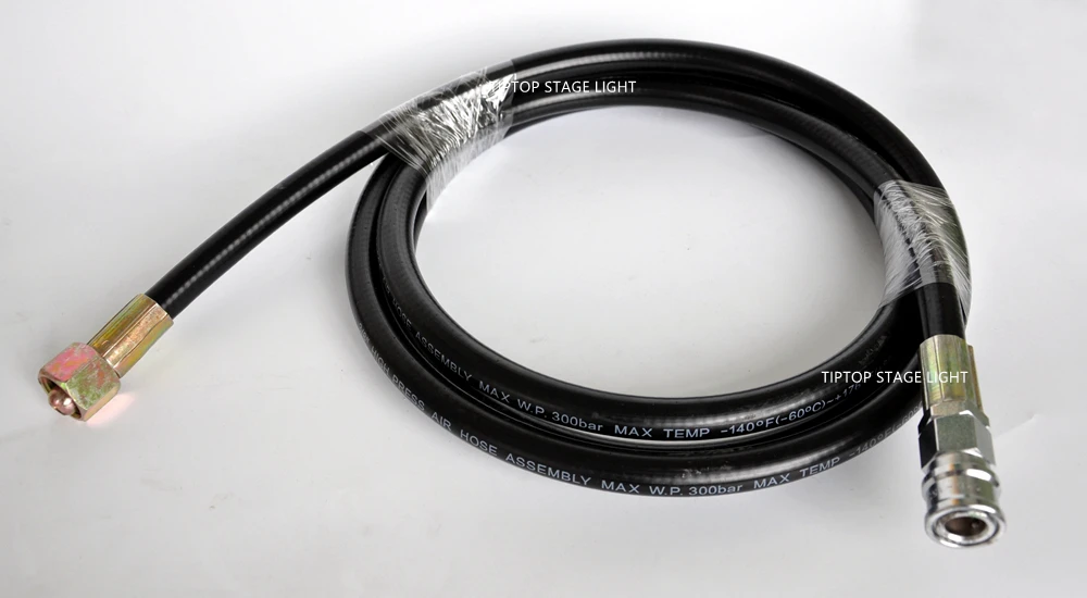 Mangueira de Gás para o Co2 Fácil de Limpar com Conector Conector de Engate Rápido e encaixe de Bronze Freeshipping Alta Imprensa dj Gun de Engate Comprimento Customerized 4 Cheap dmx fire