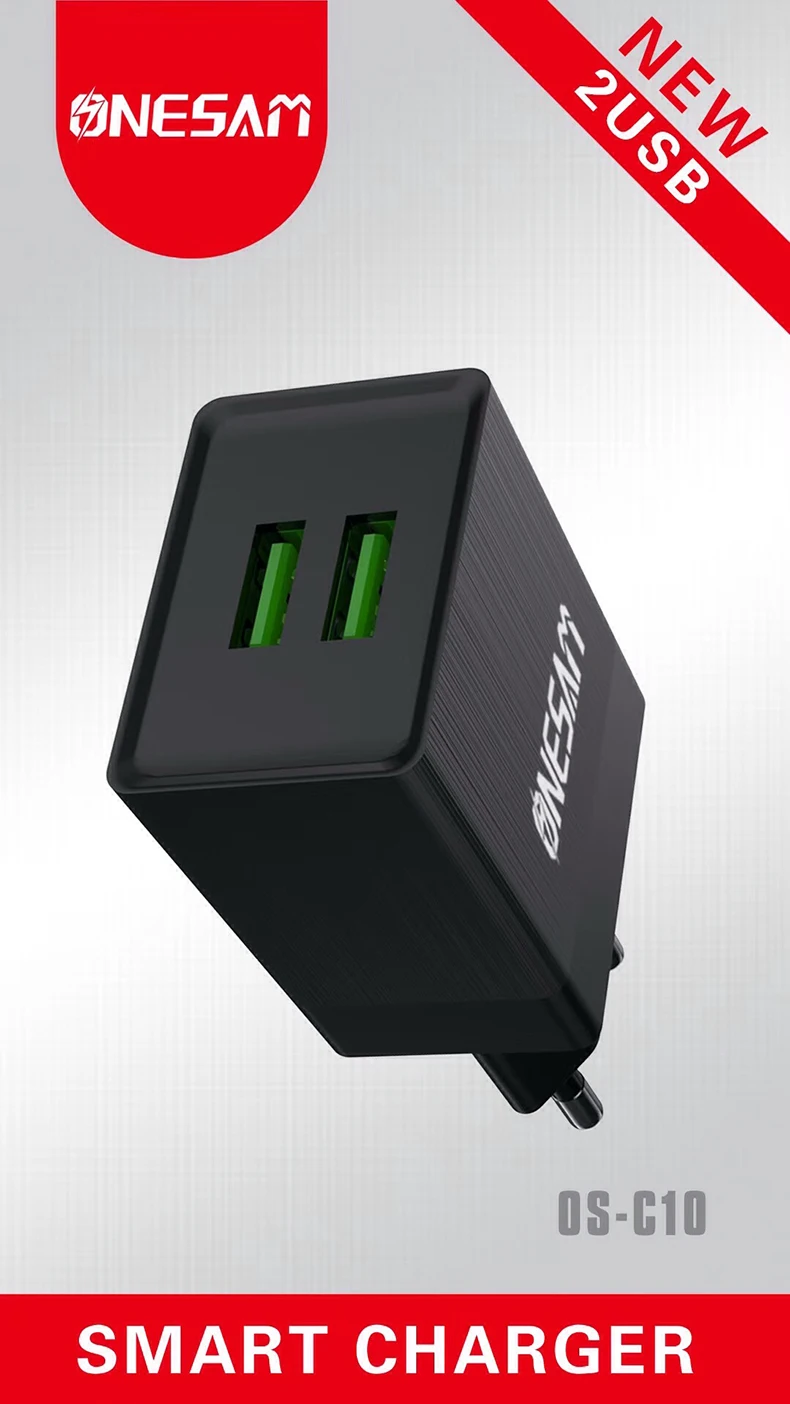 US EU plug Dual USB Quick charge 2.4A for Iphone 7 8 EU US Plug Mobile Phone Fast charger charging for Samsug s8 s9 Huawei-1