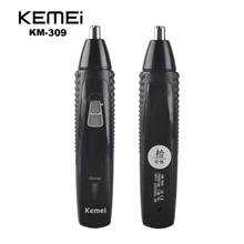 Новинка, многофункциональная KM-309, перезаряжаемая, 3 в 1, бритва, детская машинка для стрижки волос, триммер для бороды, электрический триммер для волос в носу и ушах