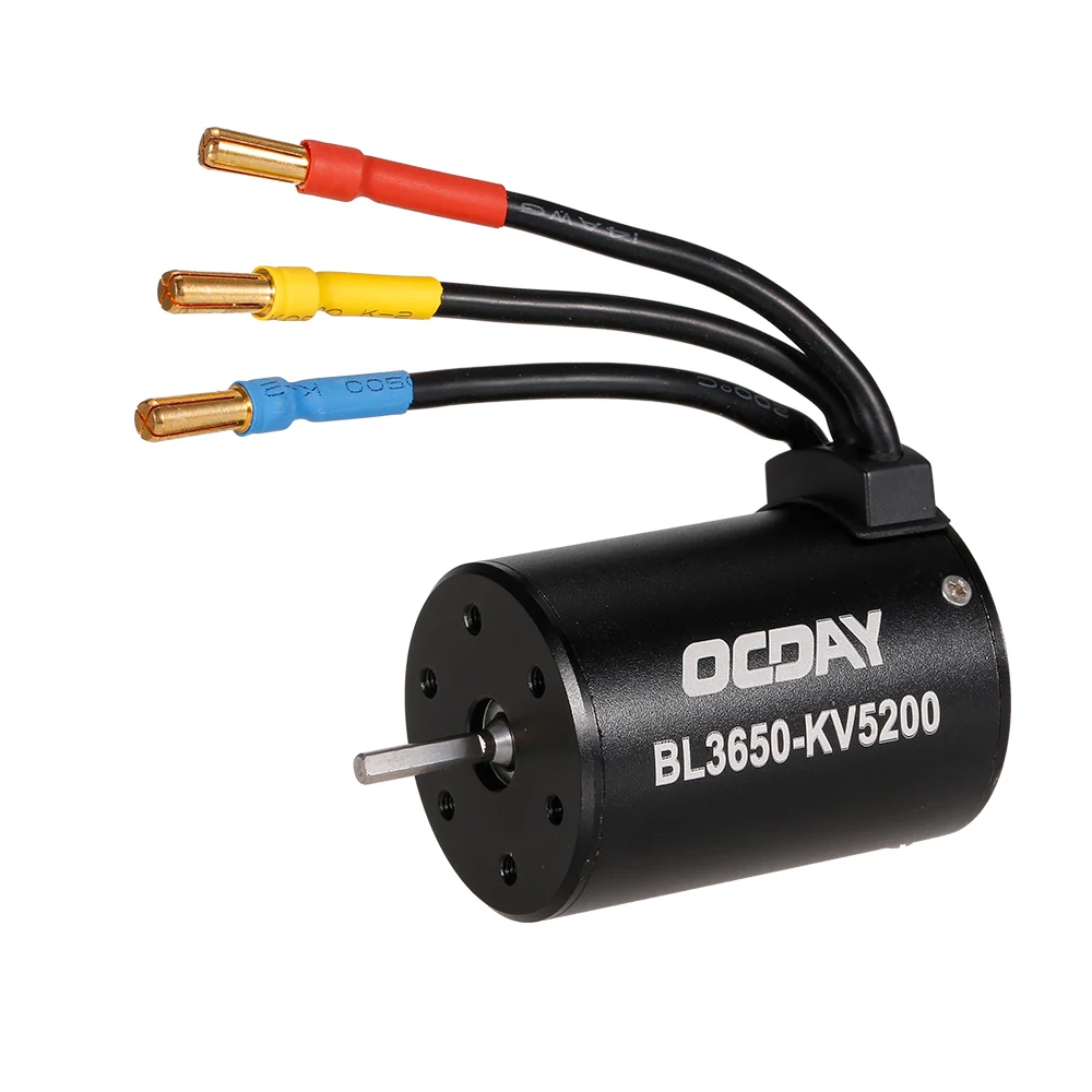3650 5200KV 3900KV Metal RC Brushless Motor Sensorless Motor for 110 RC Car Truck Vehicle RC Rock Crawler Accessories Part (7)