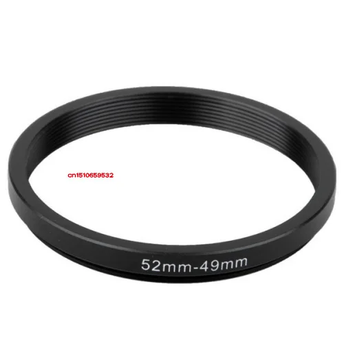 2pcs 52 49mm 52 Mm 49mm 52 To 49 Step Down Ring Filter Adapter For