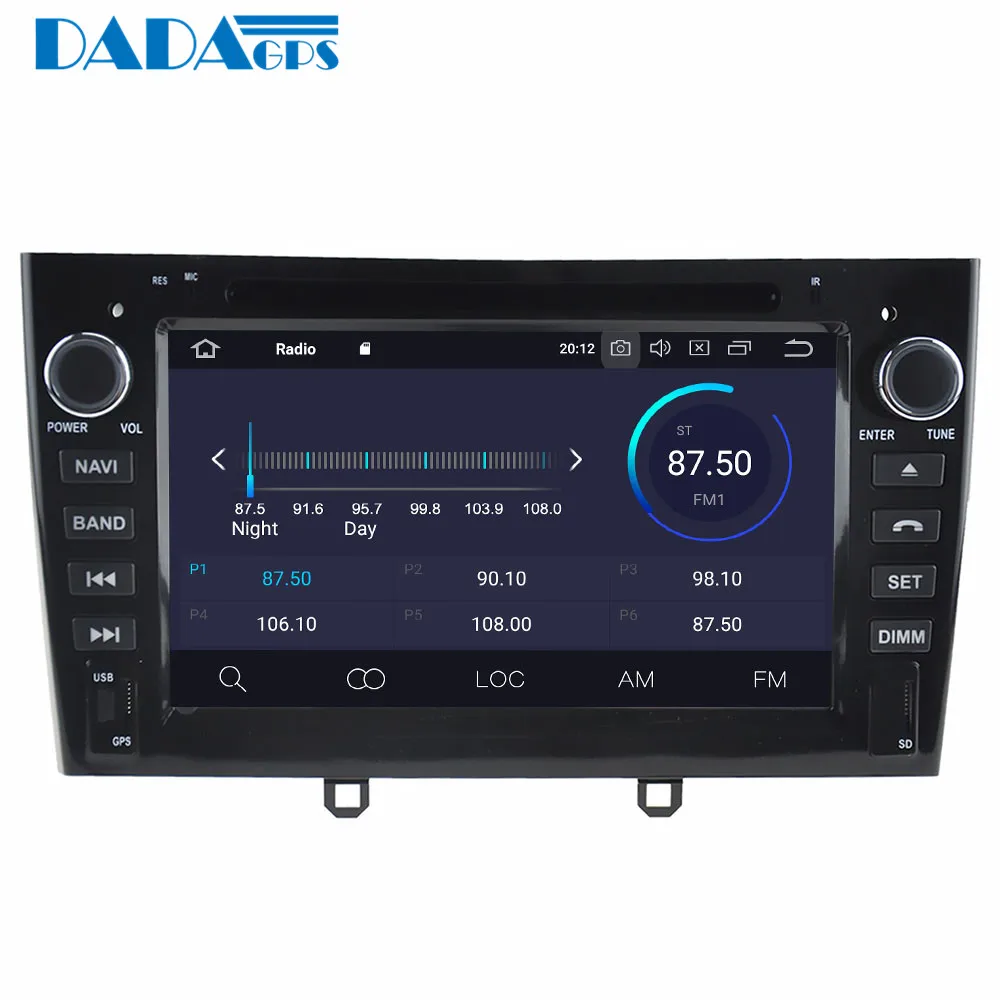 Discount Newest Android 9.0 Car Radio Stereo GPS Head Unit for Peugeot 308 2007-2013 408 2011-2017 308 SW Car DVD Player Multimedia wifi 2