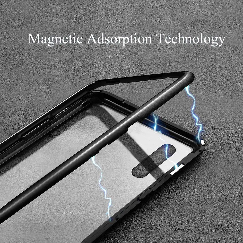 Suntaiho Magnet Case for Huawei P20 Pro Plus Clear Tempered Glass Magnetic Adsorption Case for Honor 10 Metal Ultra Cover bumper Suntaiho Magnet Case for Huawei P20 Pro Plus Clear Tempered Glass Magnetic Adsorption Case for Honor 10 Metal Ultra Cover bumper