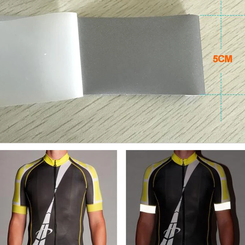 High quality single side reflective elastic fabric with silver color Free shipping High quality single side reflective elastic fabric with silver color Free shipping