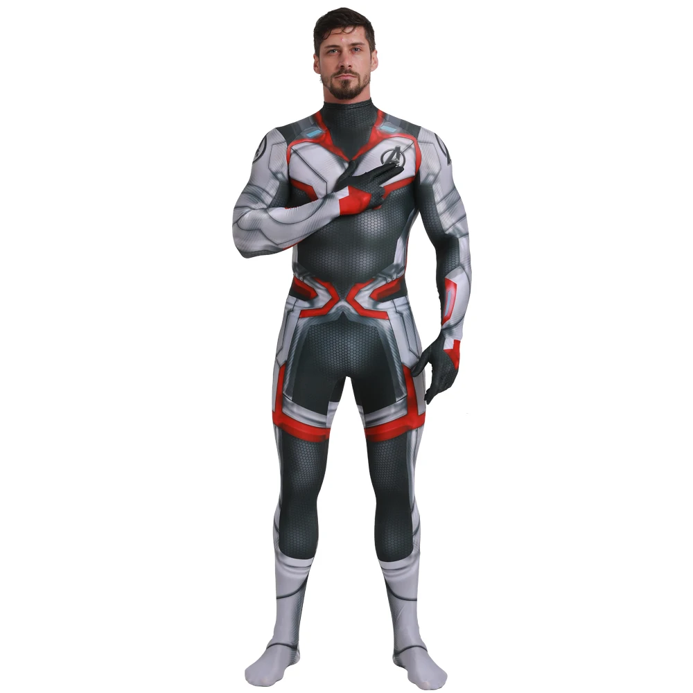 Мстители эндигра костюм Железный человек Капитан Америка Тор, Черная Вдова квантовое царство косплей костюм супергероя на Хэллоуин