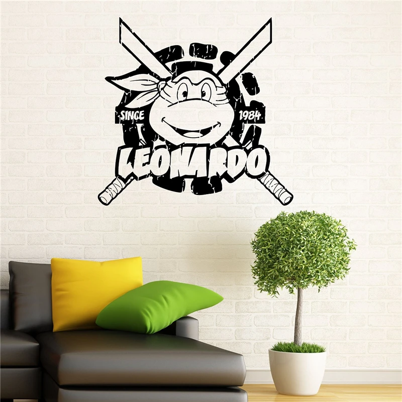 Ninja Turtles Wall Decal TMNT Vinyl Sticker American Comic Book Wall