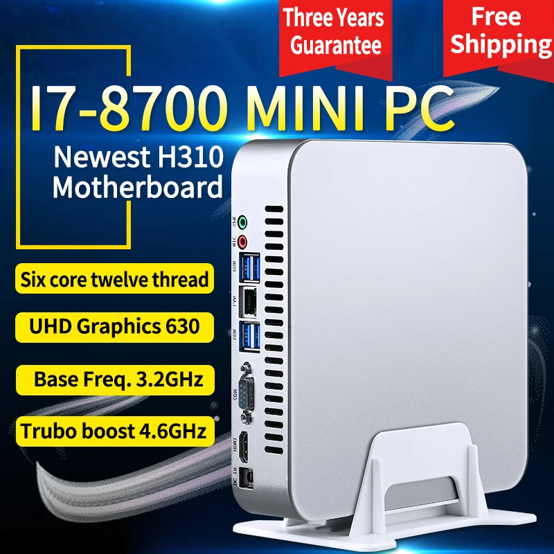  MSECORE i3 8100 i5 8400 i7 8700 Gaming Mini PC Windows 10 Desktop Computer game pc linux intel Nett