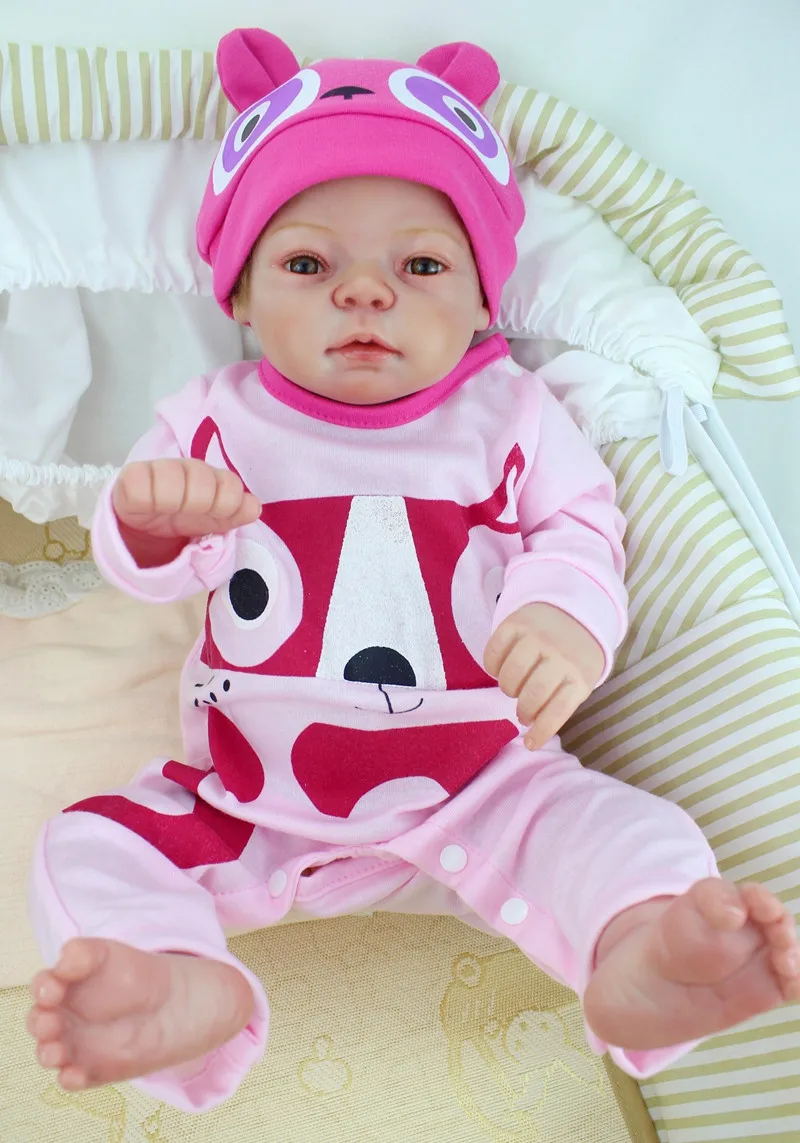 Exquistite полностью силиконовые куклы Reborn 2" 55 см Bebe живой Reborn bonecas для девочек модные куклы подарок игрушки
