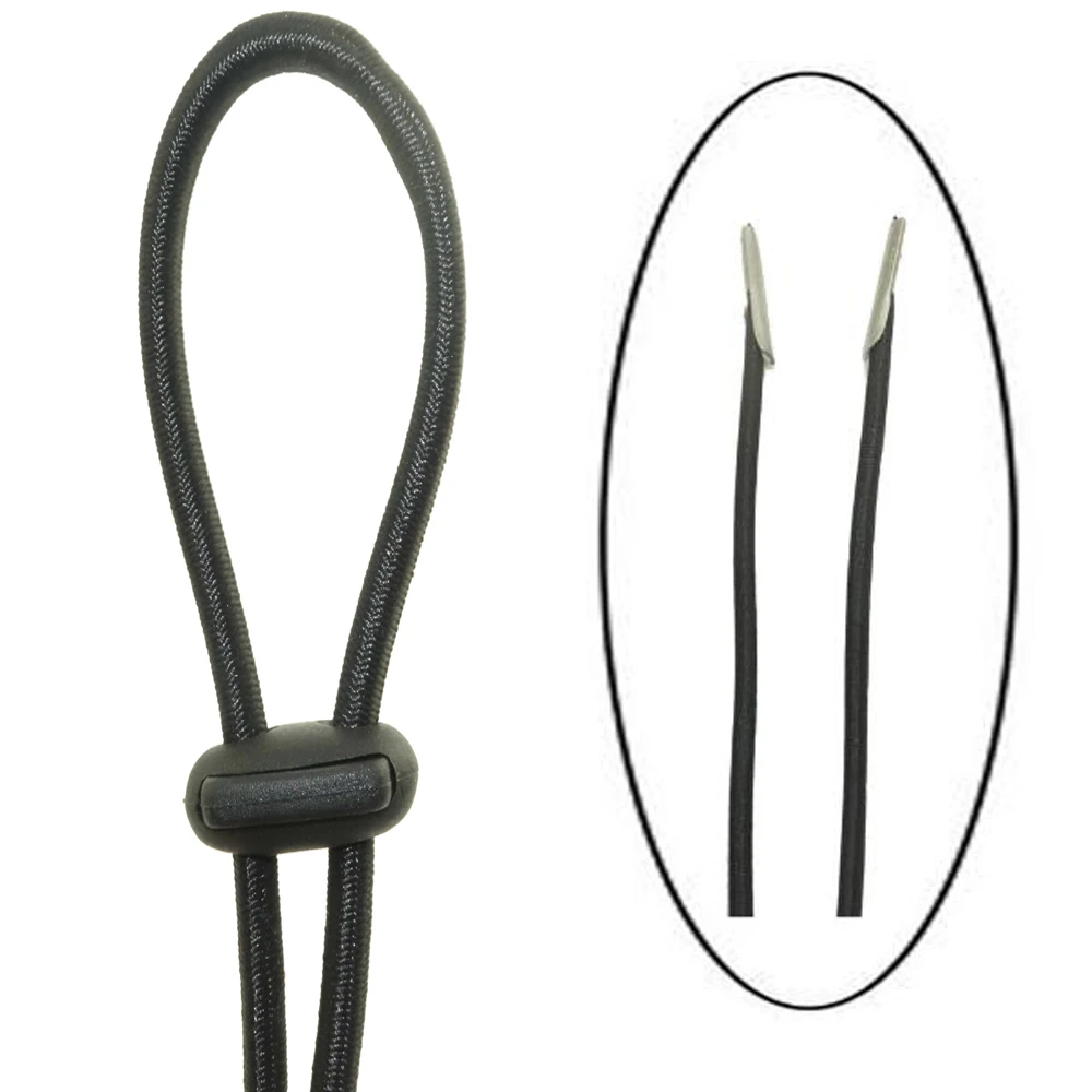 Monkey Fingers Adjustable Bungee Cord 6" To 60" Black/White Qty.1 