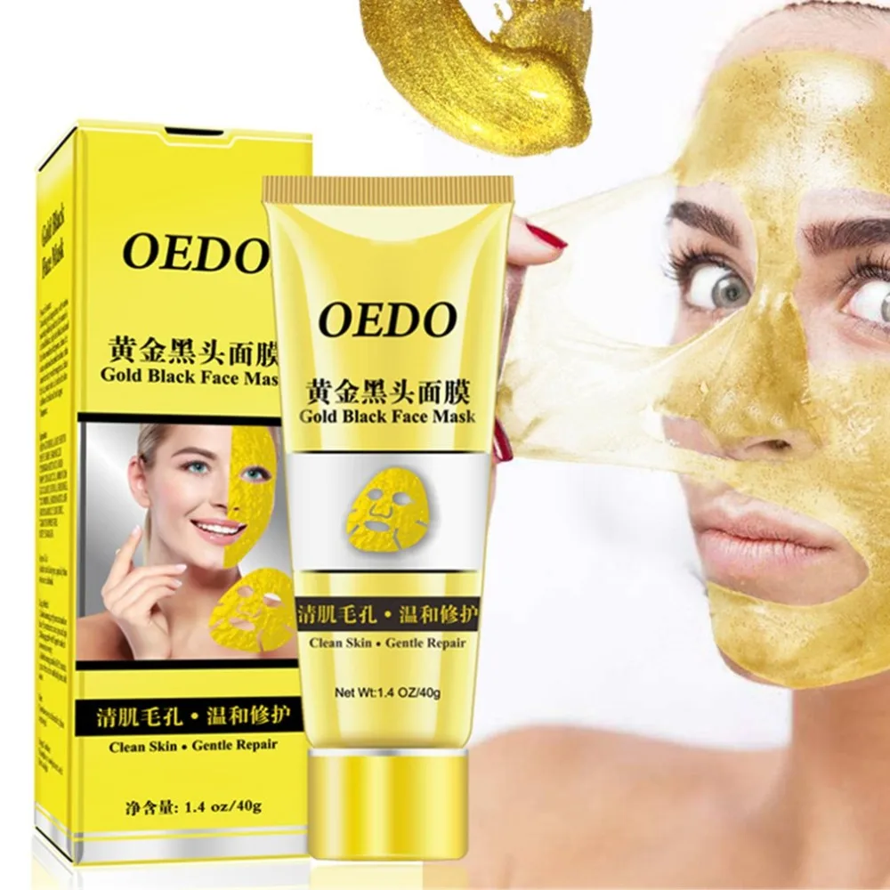 

Golden Color Facial Mask Rejuvenating Anti-Aging Face Mask For Skin Reduces Fine Lines Clears Acne Minimizes Pores